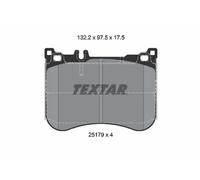 Textar Pastillas de freno 2517903 – Juego delantero para Mercedes-Benz Clase S / CLS