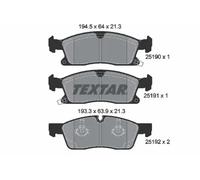 Pastillas de freno 2519001 TEXTAR para JEEP GRAND CHEROKEE IV