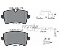 Pastillas de freno 2521402 TEXTAR para AUDI A7 Sportback A6 C7 A5 A6 C7 Avant