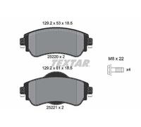 Textar Pastillas de freno delanteras 2522001 para Citroën C4 / DS4