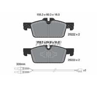 Pastillas de freno 2522204 TEXTAR para PEUGEOT 508 I 508 SW I
