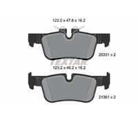 Pastillas de freno 2533101 TEXTAR para BMW MINI