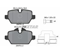 Pastillas de freno 2547801 TEXTAR para MINI MINI COUNTRYMAN MINI PACEMAN