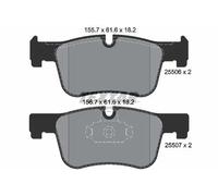 Pastillas de freno 2550601 TEXTAR para BMW 1 3 4 Coupé 3 Touring 3 Gran Turismo