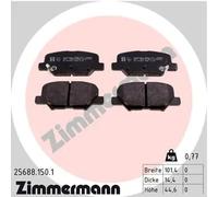 Pastillas de freno 25688.150.1 ZIMMERMANN para MITSUBISHI PEUGEOT CITROËN MAZDA