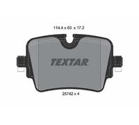 Pastillas de freno 2574201 TEXTAR para JAGUAR XJ F-TYPE Descapotable