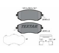 Pastillas de freno 2576001 TEXTAR para SUBARU TOYOTA