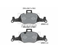 Pastillas de freno 2590001 TEXTAR para BMW 7 5 5 Touring 6 Gran Turismo X3 X4 X5