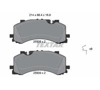 Pastillas de freno 2590801 TEXTAR para AUDI VW