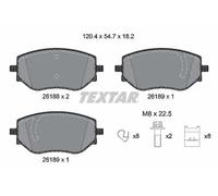 TEXTAR 2618801 Juego de pastillas de freno