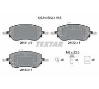 Pastillas de freno 2645101 TEXTAR para FIAT ABARTH