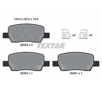 Pastillas de freno 2645901 TEXTAR para KIA HYUNDAI