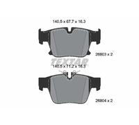 Pastillas de freno 2680301 TEXTAR para BMW 5 7