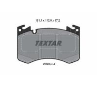 Pastillas de freno 2685601 TEXTAR