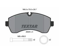 Pastillas de freno 2920006 TEXTAR para MERCEDES-BENZ SPRINTER 3,5-t Autobús