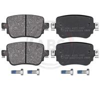 A.B.S. ALL BRAKE SYSTEMS BV. Juego de 4 pastillas de freno para SEAT: Leon, Alhambra & VOLKSWAGEN: Polo, Caddy, Sharan & SKODA: Octavia (Ref: 35001)