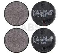 Pastillas de freno 36114 A.B.S. para CITROËN 2 CV DYANE GS GS Break ACADIANE