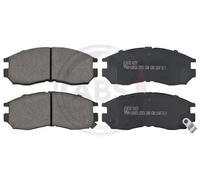 A.B.S. ALL BRAKE SYSTEMS BV. Juego de 4 pastillas de freno para MITSUBISHI: Space Runner, Space wagon, Galant, Eclipse, Colt, Sapporo (Ref: 36763)