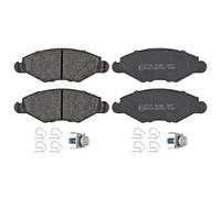 A.B.S. ALL BRAKE SYSTEMS BV. Juego de 4 pastillas de freno para PEUGEOT: 206, 206+ (Ref: 37105)