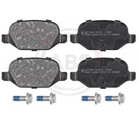A.B.S. ALL BRAKE SYSTEMS BV. Juego de 4 pastillas de freno para ALFA ROMEO: 147, 156, GT & LANCIA: Lybra & FIAT: Linea (Ref: 37184)