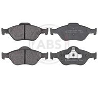 A.B.S. ALL BRAKE SYSTEMS BV. Juego de 4 pastillas de freno para FORD: Fiesta, Fusion, Ka, Puma, Courrier, StreetKa & MAZDA: 2, 121 (Ref: 37195)