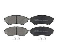 Pastillas de freno 37200 A.B.S. para MITSUBISHI PAJERO PININ I