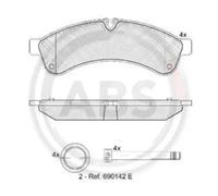 Pastillas de freno 37638 A.B.S. para AC IVECO