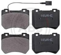 A.B.S. ALL BRAKE SYSTEMS BV. Juego de 4 pastillas de freno para ALFA ROMEO: Spider, 159, Brera (Ref: 37723)