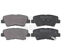A.B.S. ALL BRAKE SYSTEMS BV. Juego de 4 pastillas de freno para HYUNDAI: Kauai, Sonata, Bayon, i30, Ioniq/5, Veloster, Elantra, i20 (Ref: 37914)