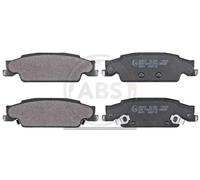 ABS All Brake Systems Pastillas de freno 38922 – Juego de 4 para Cadillac CTS/STS
