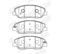 Pastillas de freno 572607J JURID para KIA SSANGYONG HYUNDAI