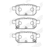 Pastillas de freno 573384J JURID para SUZUKI SWIFT IV SX4 S-CROSS VITARA BALENO