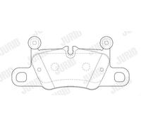 Pastillas de freno 573776J JURID para PORSCHE 911 911 Descapotable 911 Targa