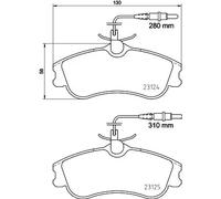 Pastillas de freno 8DB 355 018-261 HELLA para PEUGEOT CITROËN