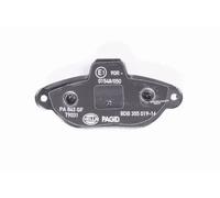 HELLA PAGID Juego de pastillas de freno 8DB 355 019-161 T9031 17mm Bendix sin indicador FIAT/LANCIA