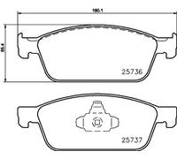 Pastillas de freno 8DB 355 020-831 HELLA para FORD FOCUS III Sedán FOCUS III