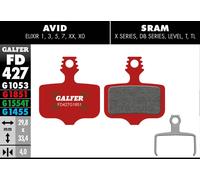 GALFER Pastillas de frenos Disc Advanced para SRAM/Avid rojo SR-006