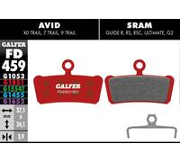 GALFER Pastillas de frenos Disc Advanced para SRAM/Avid rojo SR-003