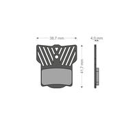 Pastillas De Freno Brenta Light Tech MAGURA MT2/MT4/MT6/MT8 CAMPAGNOLO ROAD DISC