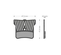 Pastillas De Freno Brenta Light Tech SHIMANO XT BR/SAINT BR/ZEE MT520-TRP-TEKTRO