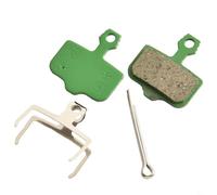 Pastillas de freno compatibles con frenos de disco Nutt For Zero Series con construcción de cerámica y porcelana para una mayor resistencia al calor y eficiencia de frenado (verde)