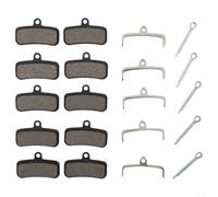 Pastillas de freno de bicicleta, 5 unidades, diseñadas para D03S D02S y Saint BRM810, tipos de bicicleta (metal)