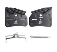 Pastillas de freno de bicicleta de montaña para Shimano BR-M9120/M8120/M7120, frenos de disco hidráulicos de resina de 4 pistones con disipador de calor de aluminio, alta resistencia al desgaste