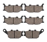 Pastillas De Freno De Cerámica para Y&amaha para FZ6 para FZ 6 para Fazer 600 2004-2007 para XJ6 XJ 6 SNF Piezas Motocicleta Pastillas Freno Delantero Trasero Disco(Front and Rear)