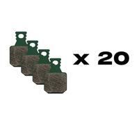Pastillas de freno de disco orgánicas ventiladas en pack de 20 MDP 8 GREEN 27032