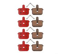 Pastillas de freno de metal para Kugoo G-booster E-scooter, 4 pares de almohadillas de disco de alta temperatura para calibradores Tongli Forever, diseño ligero de 29,5 x 29 mm (metal)