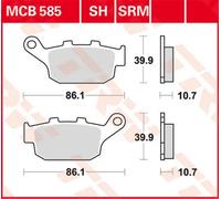 Pastillas de freno de metal sinterizado Sv Trw Honda Triumph Suzuki Buell Yamaha