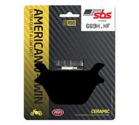 Pastillas de freno de moto SBS ATV P669HF Harley Davidson XLH Sportster 883