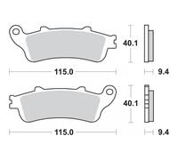 Pastillas de freno de moto SBS ATV P722HS Honda ST Pan European ABS 1300