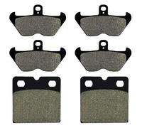 Pastillas De Freno De Motocicleta para K1100LT KL1100LT K1100RS K1200RS R1100RS FA407 FA18 K100RS K1 Pastillas De Freno Delanteras Y Traseras(Delantero y Trasero)